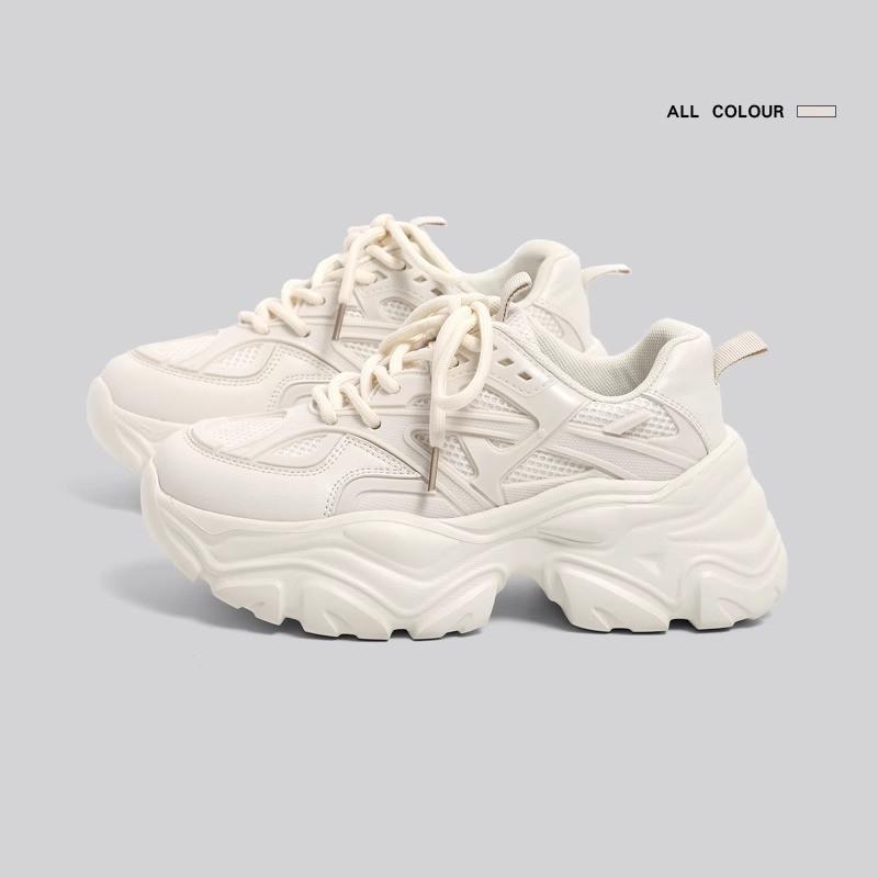 High value versatile dad shoes women ins tide 2025 spring and autumn new Internet celebrity height increase lightweight sports dad shoes women