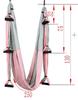 Aerial Yoga Hammock with 6 Handles - Non-Elastic Nylon for Studio Inversion Fitness