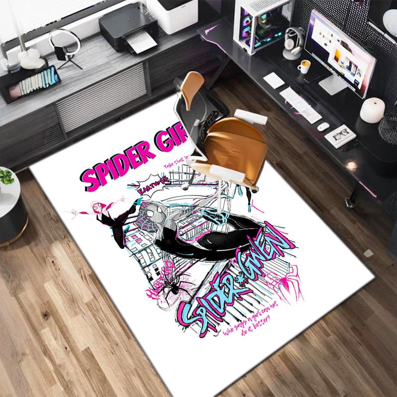 1PC Spider-Man Rug - home decoration Carpet For Living Room Bedroom Flooring Computer Chair Area Rug