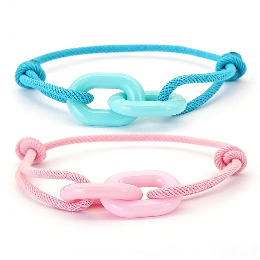 

2Pcs Bohemain Women Summer Beach Accessories Cord Bracelet Premium Selected 3mm Fabric Surfing Jewelry Friendship Braslet Joias