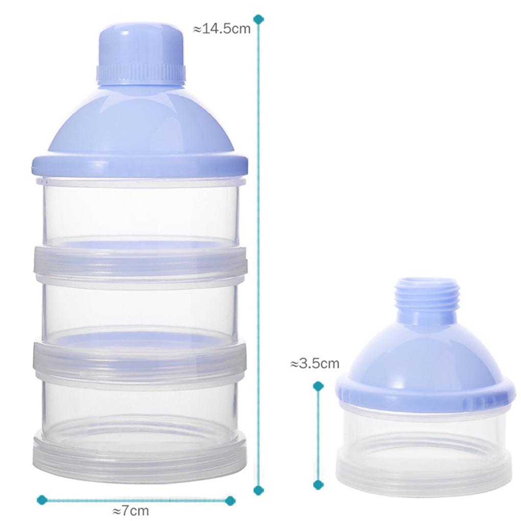 Milchpulverbehälter Box für Babynahrung Snacks Formelspender Behälter für Kleinkinder Abnehmbarer Organizer für Reisen Zuhause