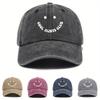Washed American Retro Cowboy Baseball Cap To Increase the Trend of Curved Brim Baseball Hat Sunshade Soft Top American Peaked Cap