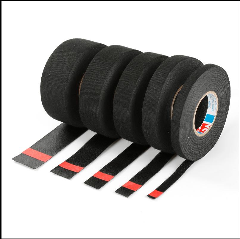 YC Black Flannel Wiring Harness Tape for Bundling