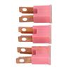 10Pcs Straight Male Terminal ABS Housing Brass Conductor FLM Slow Fusing Replacement for Automotive