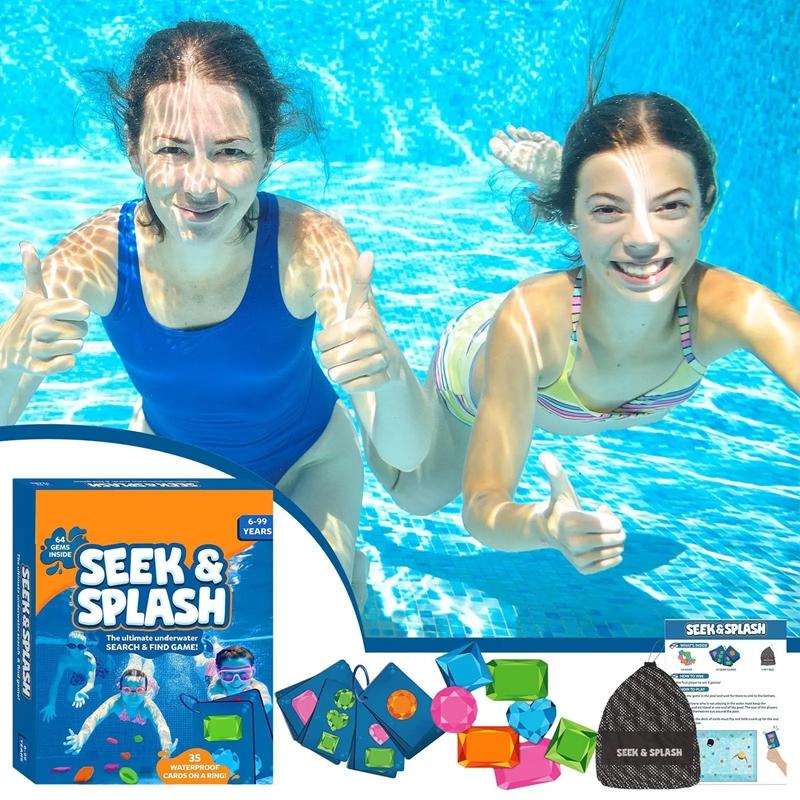 The Ultimate Underwater Adventure Game Colorful Gem Pool Diving Toys Learning Games Outdoor Activities for Summer Pool