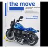 1/36 Alloy Motorcycle Model Decoration Locomotive Motorbike Toy Decor Simulation Racing Pull Back Car Children's Boy Toy Gift