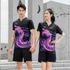 Li-Ning Ping Pong Series Hurtigtørkende Sport Rund Hals T-skjorte Unisex Topper Svart AAYR361-2