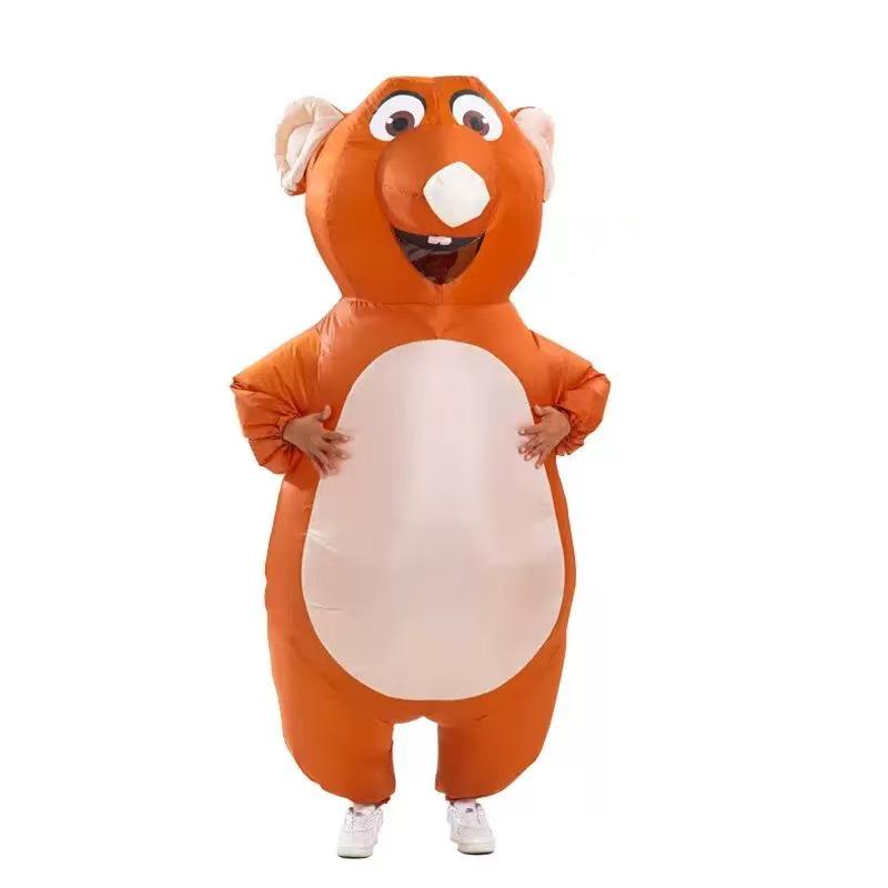 Cross-border Halloween Cute Mouse Inflatable Cosplay Costume - Funny Cartoon Character Performance Outfit