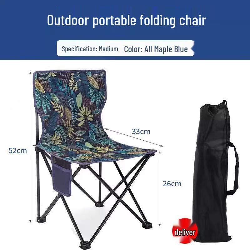 Portable Ultra-Light Outdoor Folding Chair/Stool for Camping & Fishing