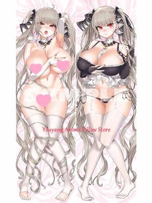 Dakimakura Anime Κάλυμμα Μαξιλαριού Formidable Azur Lane Χριστουγεννιάτικο Δίπλευρη Εκτύπωση Μαξιλαροθήκη Μαξιλάρι Σώματος για Αγκαλιά