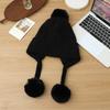 Autumn and Winter Hats for Women with Big Heads and Faces Small Bag Head Hats  Versatile and High End Warm Knitted Wool Hats