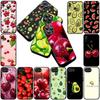Phone Cover for Apple iPhone 17 Air 12 13 Pro Max Mini ProMax 7 + 8 Plus 7+ 8+ Soft Case Cherry Strawberry Fruit Summer Avocado