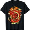 Vintage Distressed Traditional Japanese Dragon Artistic Gift T-Shirt