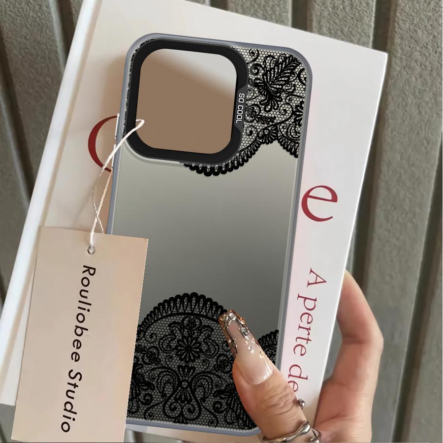 Back Phone Cover Case for Xiaomi Mi 12T Pro 13T 11 Lite Black Cool Lace