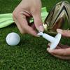 2Pcs Golf Tee with 53MM Base Height Adjustable Golf Aid Driving Range Indoor Outdoor Bendable Rubber Golf Ball Holder Golf