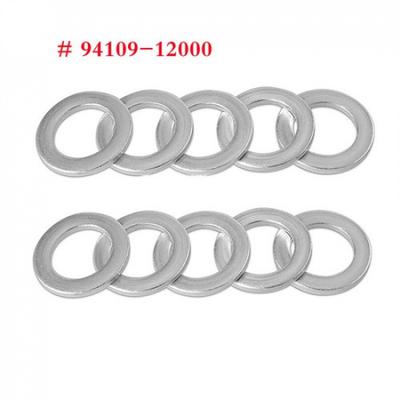Set Of 10 Aluminum Drain Plug Washer 12mm # 94109-12000 For Honda Odyssey /Acura