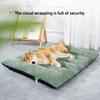 Dog Sleeping Mat Large Size With Waterproof Fabric And Cloud Plush For Indoor Use