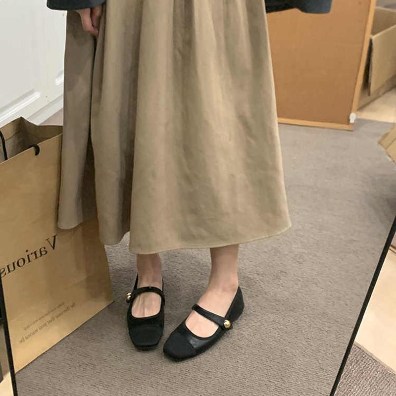 2025 Spring Women Mary Jane Flats Shoes Fashion Shallow Mix Colors Shoes Laides Soft Sole Comfort Street Style Shoes