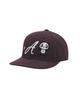 THEMUSEUMVISITOR Panda Embroidery Cap (Violet)
