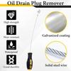 Strong Magnetic Oil Drain Plug Remover Tool, Oil Drain Plug Remover Trument, Anti Scald Sump Plug Removal Tool, Universal Flexible Oil Plug Removal