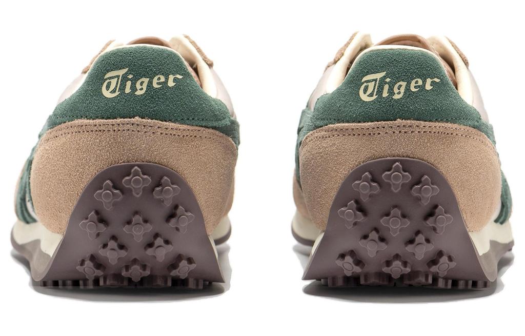 ONITSUKA TIGER Edr 78 Cushioning, Wear Resistant Low Top Casual Shoes Unisex Brown Green 1183C263-250