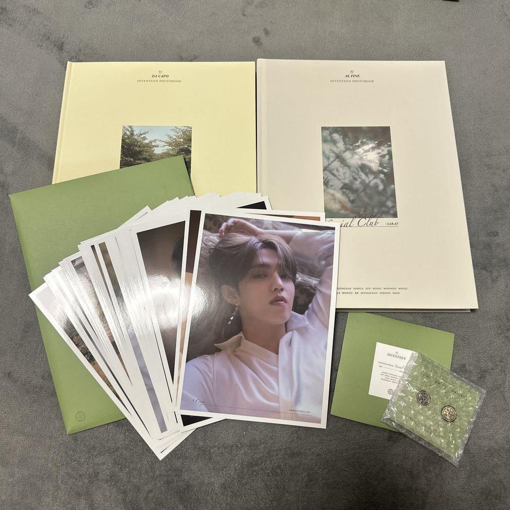 [USED] SEVENTEEN Social Club Photobook Trading Cards