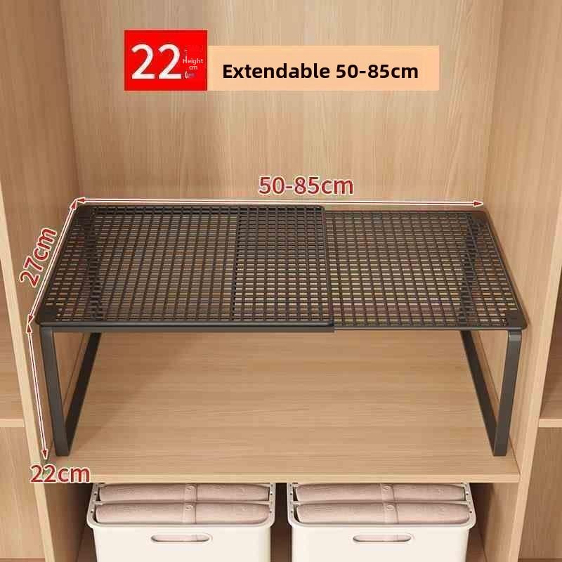 Wardrobe Layered Baffle Cabinet Partition Cabinet Telescopic Shelf Wardrobe Shoe Cabinet Storage and Finishing Artifact Shoe Rack
