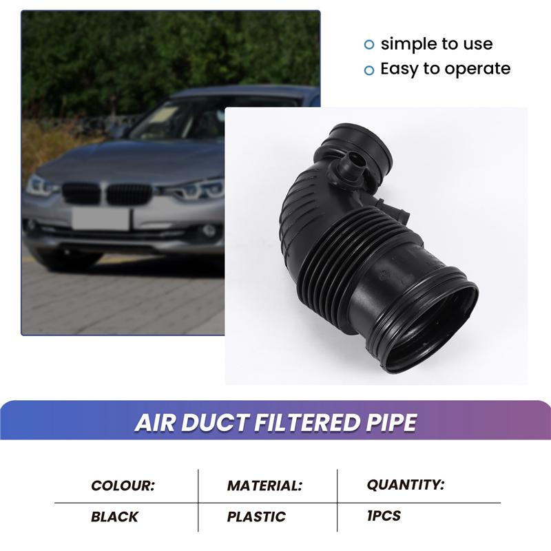 Air Duct Filtered Pipe Intake Hose 13717597586 For BMW F20 F20N F21 F21N F30 F35-M53K