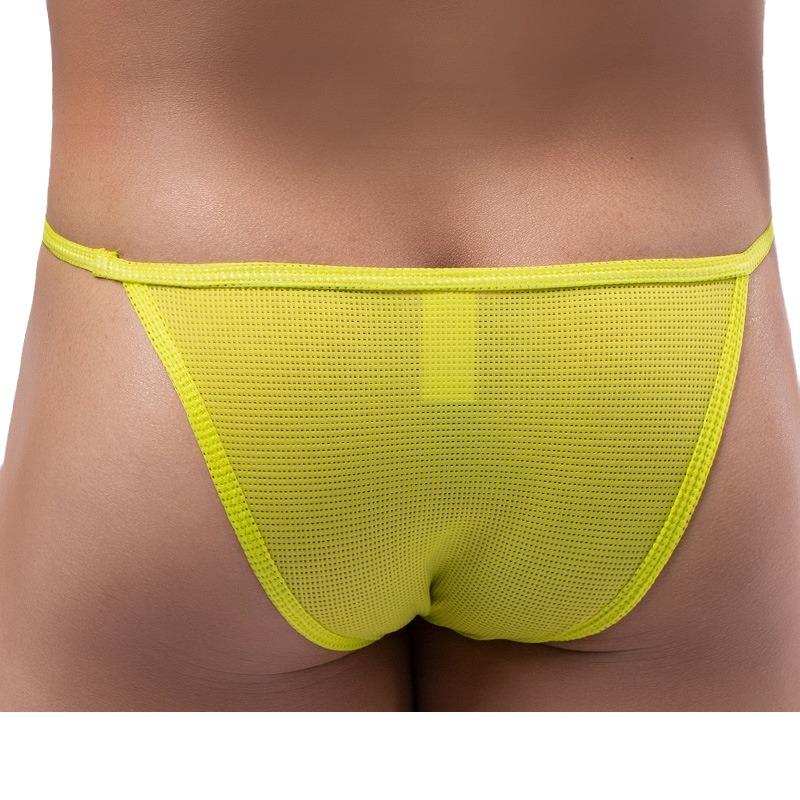 Men's Summer Mesh Thong Underwear - Fashionable, Sexy, Comfortable, Breathable Nylon