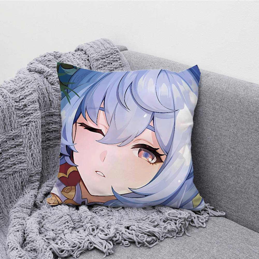 Ganyu Pillow Case For Sofa Decor Car Office Room Printing Cushion Cover Decorations and Protector