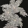 DIY 3D Flower Applique Rhinestone Lace Sewing Accessories New Sew On Patches  Clothing Decoration