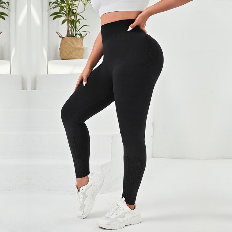 

Бесшовные быстросохнущие леггинсы для йоги персиковый пуш-ап большого размера для женщин XS чёрный