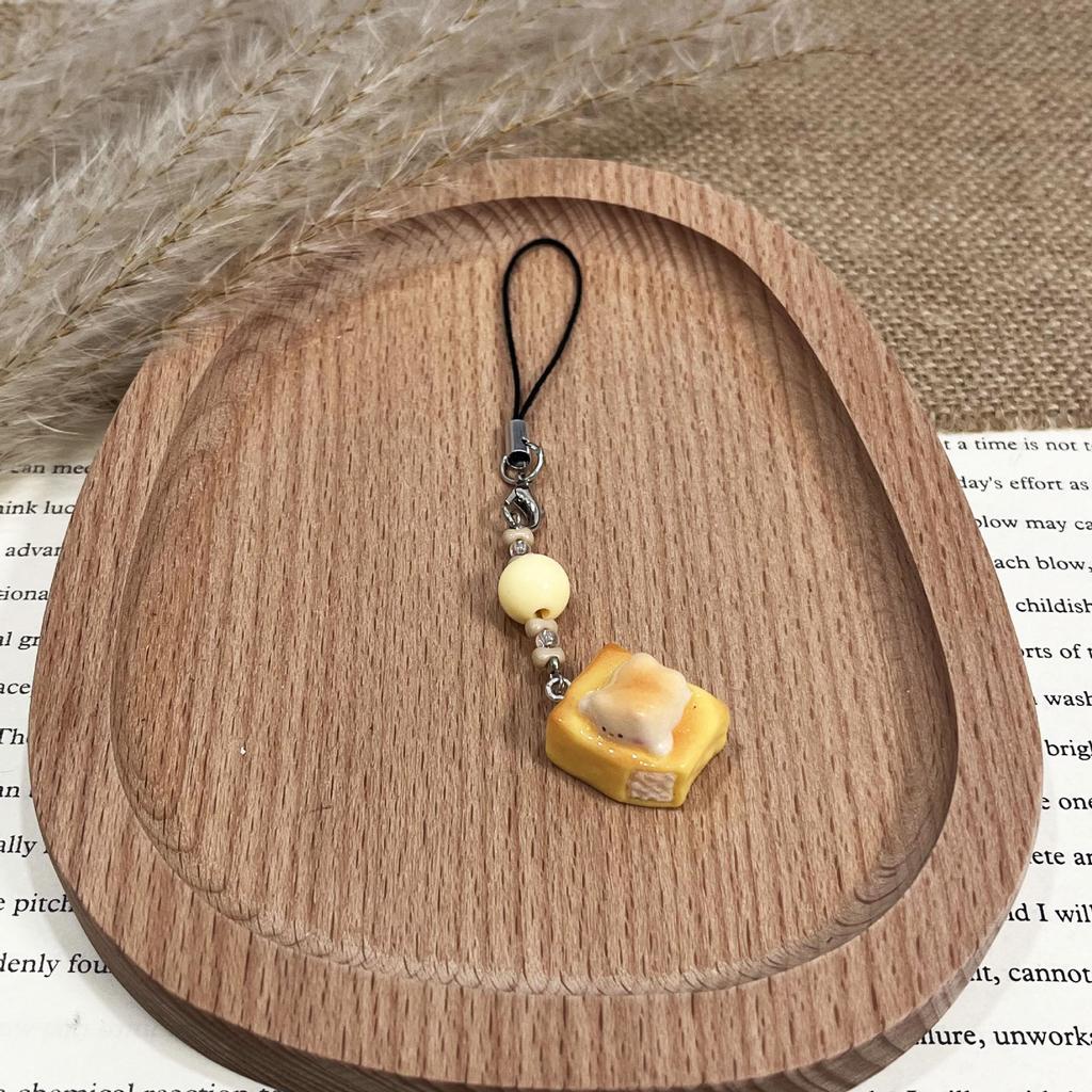 Xiaohongshu Cute Food Keychain & Lanyard for Girls