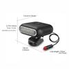 Car Heater 12V 120W Portable Electric Heating Fan Windshield Heater Defogger Defroster Demister for Vehicle
