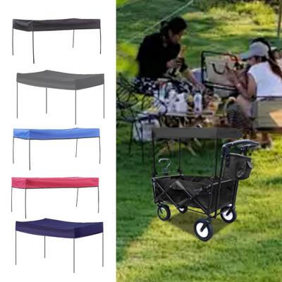 Wagon Canopy Rainproof Sunproof Wagon Cover Universal Simple Installation Outdoor Wagon Canopy