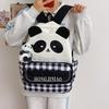 Schoolbag Cute Cartoon Schoolbag Female 1011 New Primary School Junior High School Students Backpack Plaid Versatile Soft Girl Backpack