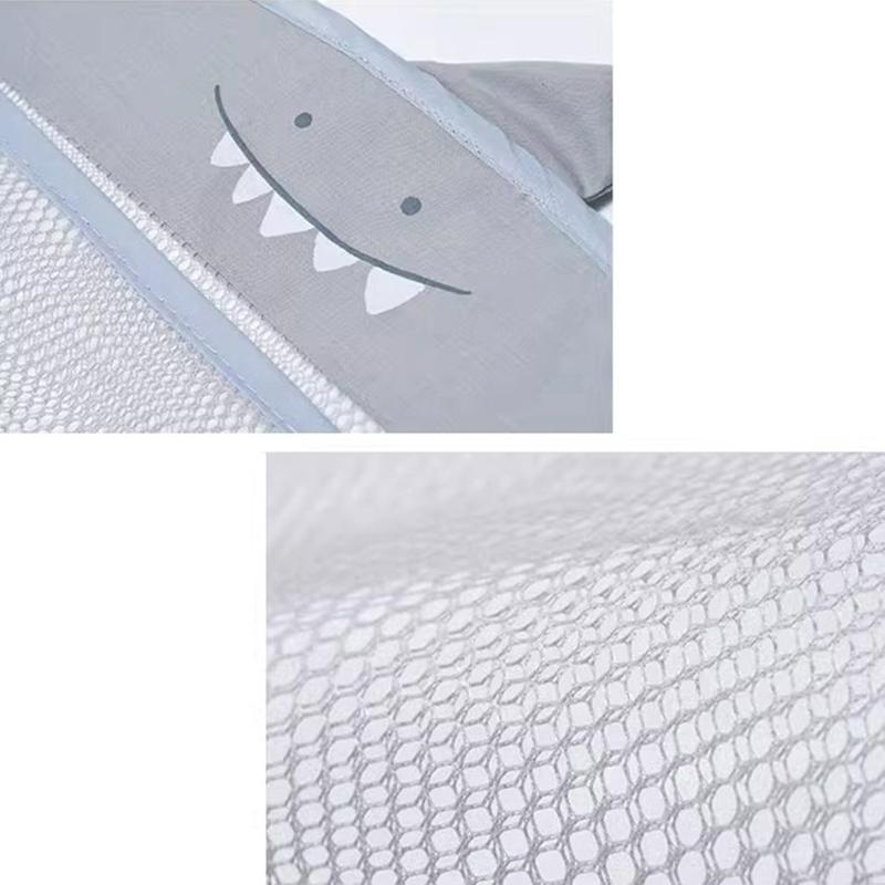 Bathroom Sundries Storage Hanging Bag Mesh Bag Basket For Kids Bath Toys Bag Cartoon Waterproof Cloth Hanging Bag