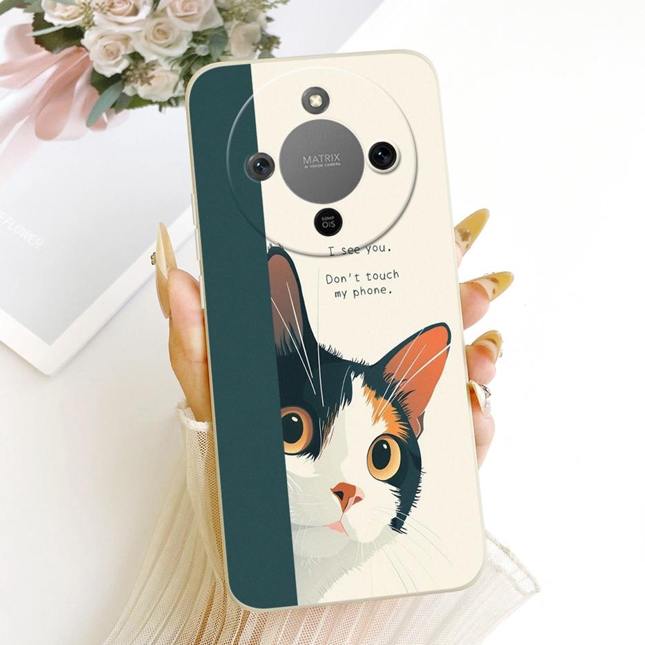 For Honor Magic 8 Lite Case Honor X9d MTN-NX1 Cute Dog Panda Cartoon Cover Silicone Case For Honor X70 X 70 HonorX9d Soft Fundas