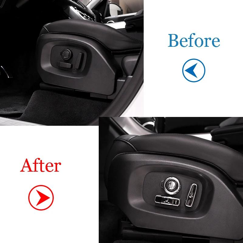 For Land Rover Discovery 5 Range Rover Sport Evoque Vogue Discovery Sport ABS car seat side adjustment button cover interior