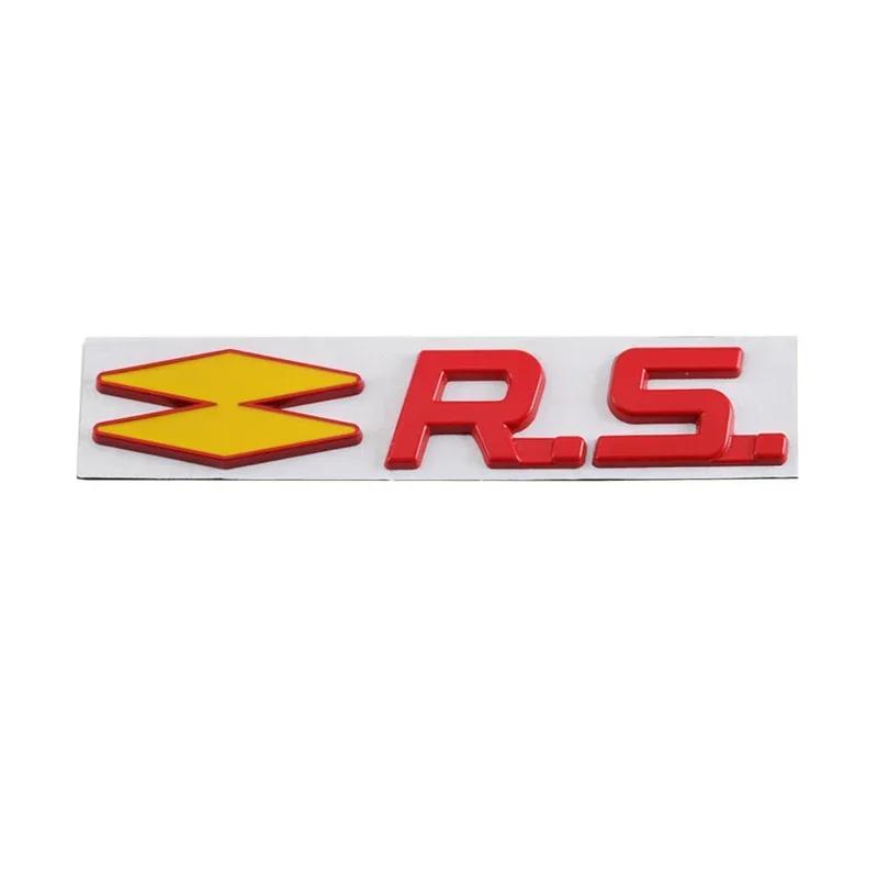 ESIF6 3D Metall GT RS Line Emblem Abzeichen Heckklappe Seite Aufkleber Abziehbilder für Renault Logan Clio Megane Captur Twingo Duster Kadjar