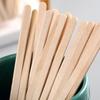 6" Round Head Swizzle Sticks Hygiene Used Once And Individually Wrapped Natural Birch Wood Coffee Stirrer 100PCS
