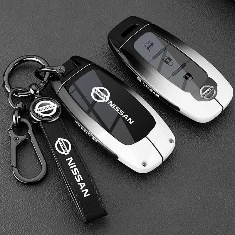 3 4 Buttons Remote Key Case Cover Shell Fob Holder Keychain For Nissan X-trail T33 Qashqai J12 Teana Altima Ariya 2022 2023