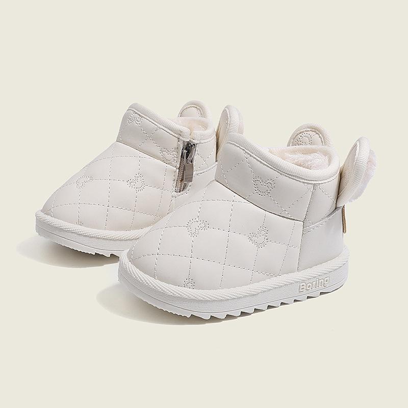 

Unisex Warm Waterproof Baby Snow Boots with Velvet, Ages 1-6 Sizes 17-22 / Set of 6 Pairs