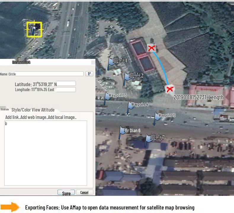 Zhuolin A8 High-Precision Handheld GPS BeiDou Surveying Instrument with Latitude, Longitude, and Elevation Tracking