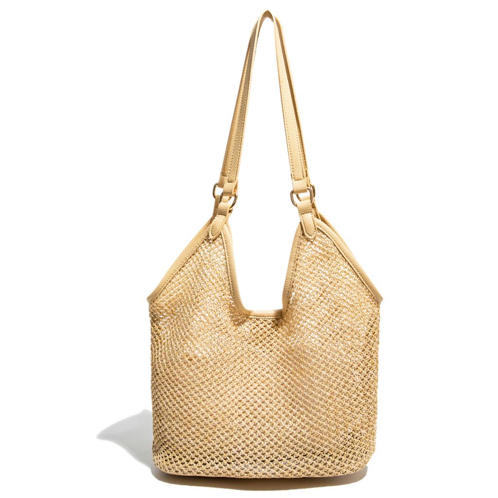 New Large-capacity Tote Bag Women's Casual Versatile Shoulder Vacation Beach Bag