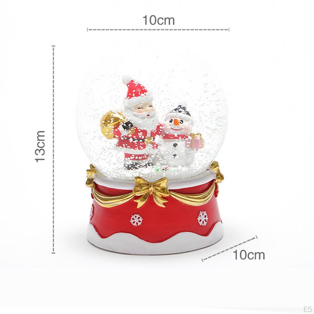 Vánoční dekorace sněhové koule Řemeslný stůl s postavou Santa Clause pro