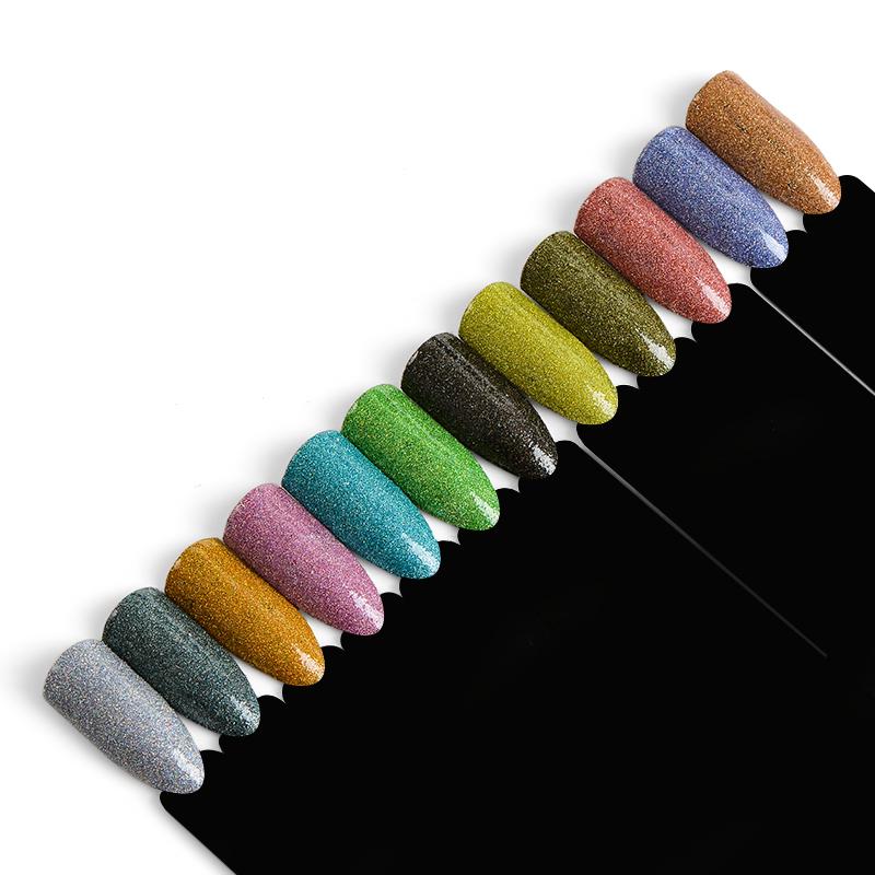 Mtssii 1g 3D DIY Sternenhimmel holographische Laser Glitter Staub Nail Art Pulver Pailletten Maniküre Zubehör