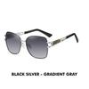 LIOUMO Elegant Polarized Sunglasses Women 2024 Brand Designer Fashion Glasses Women Diamond Eyewear Gradient Shades zonnebril