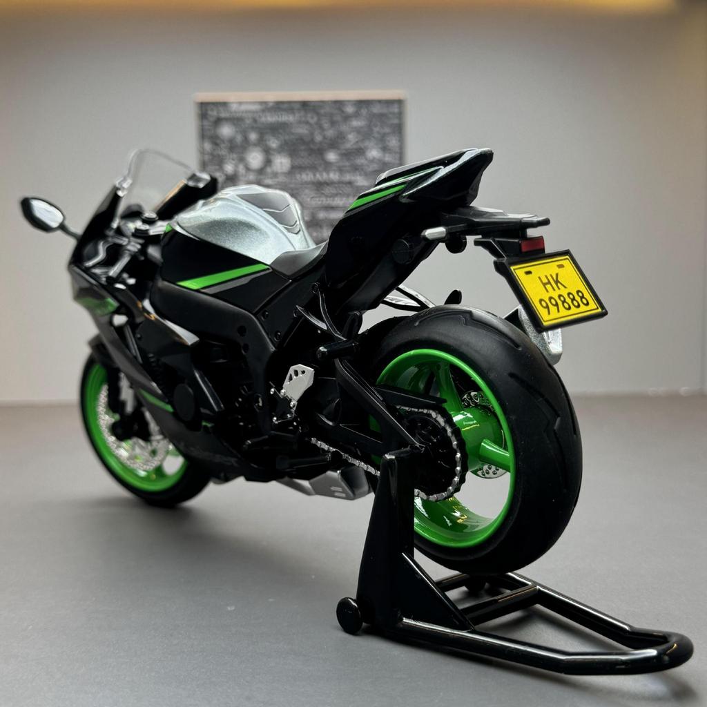 1:12 Zx-10R Motorcycle Model Alloy Diecast With Shock Absorption Simulation Scale Motorcycle Model Toys For Kids Gifts