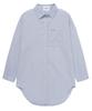 CNVS All Day Oversized Striped Shirt_Light Blue